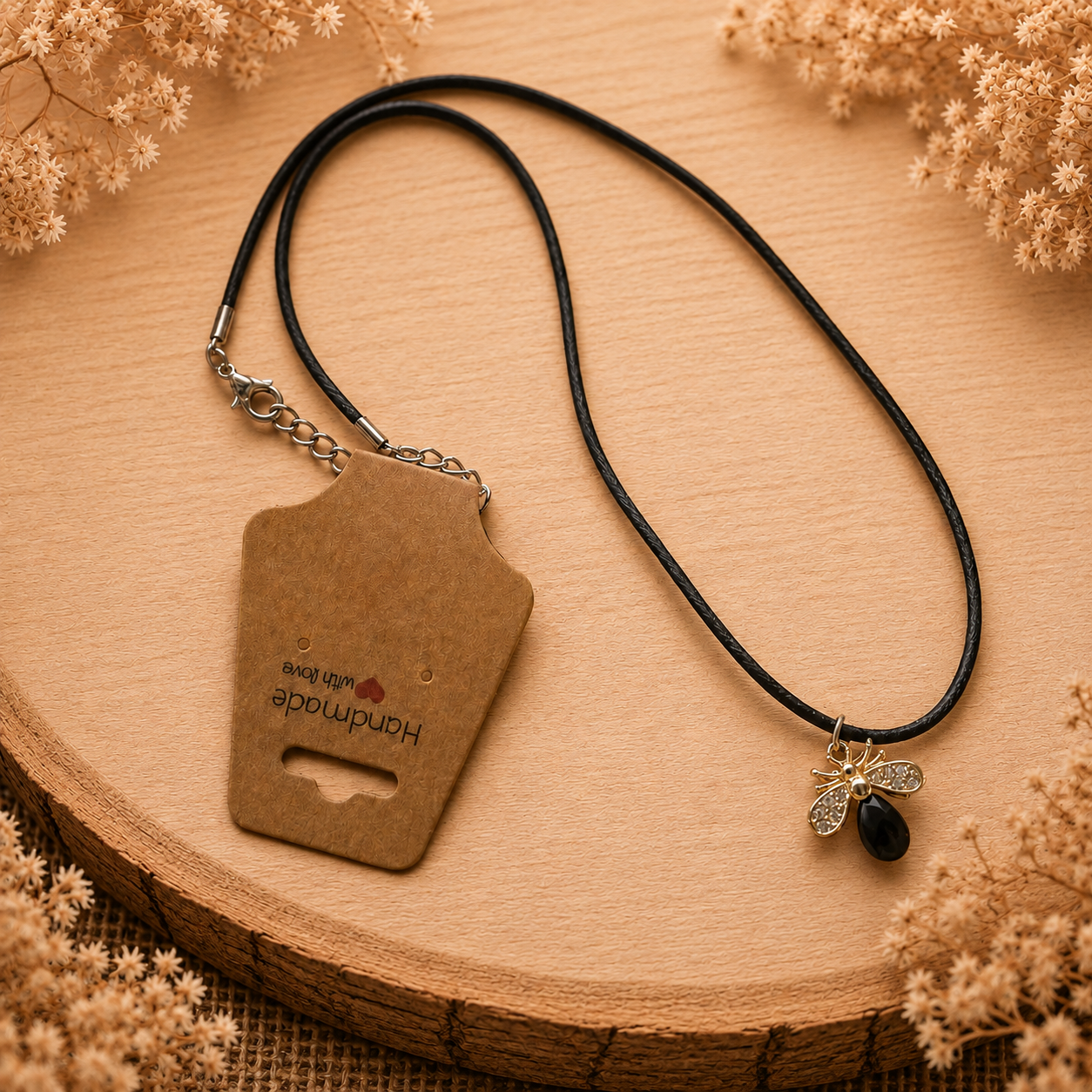polyester necklace ‘Fly’