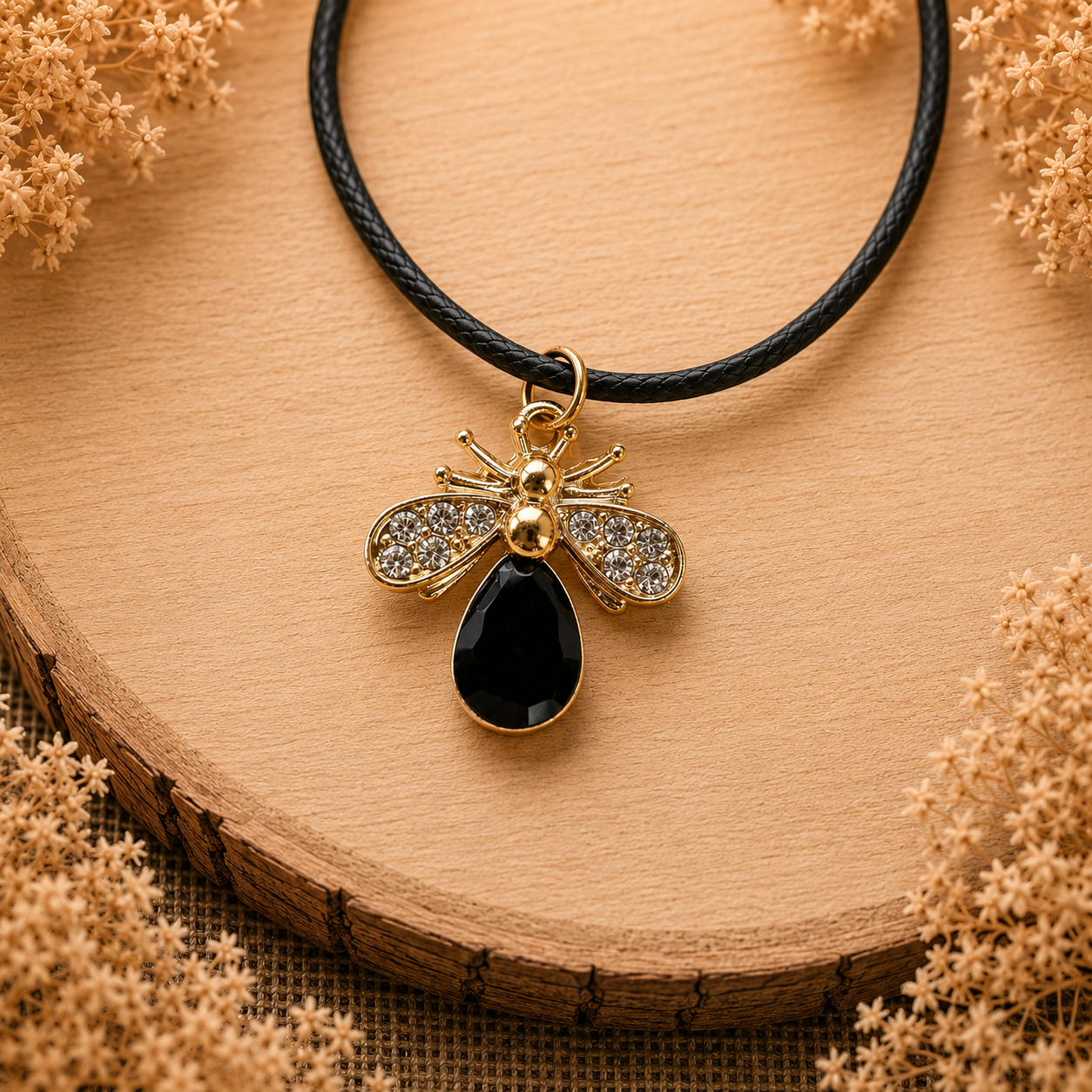 polyester necklace ‘Fly’