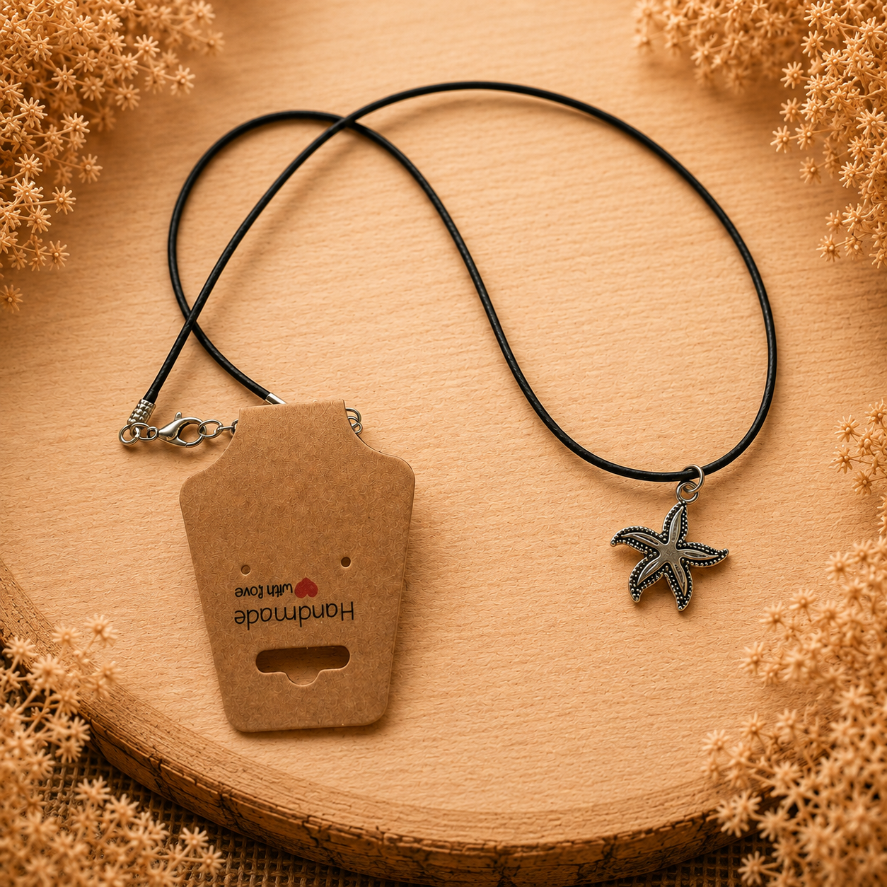polyester necklace ‘Starfish’