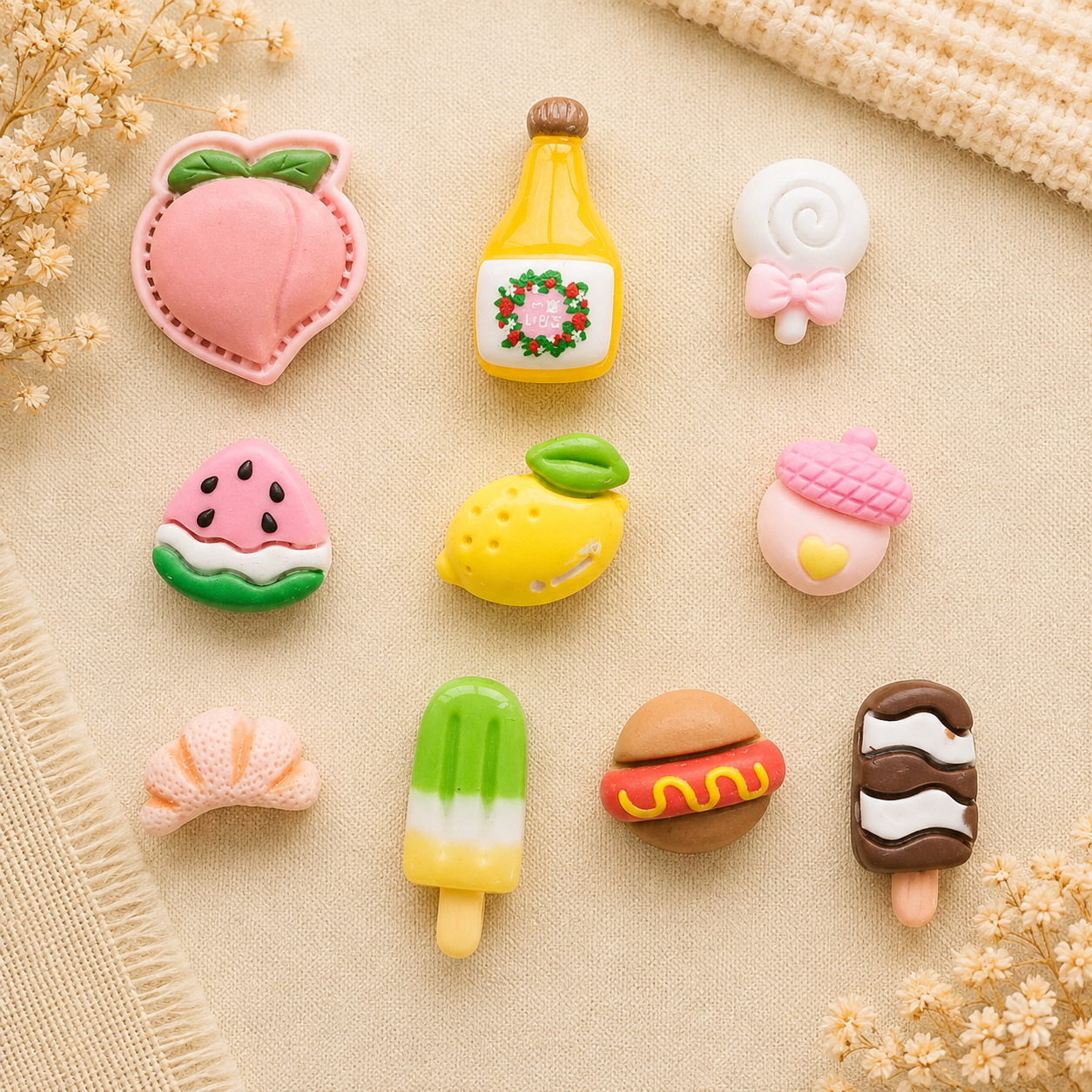 Slime Charms - Essen, lot de 10 - 3